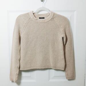 Quince Cream Crew Neck Sweater